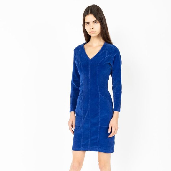 Prairie Underground Dresses & Skirts - Prairie Underground - Fuzzbox Dress - M - Cobalt